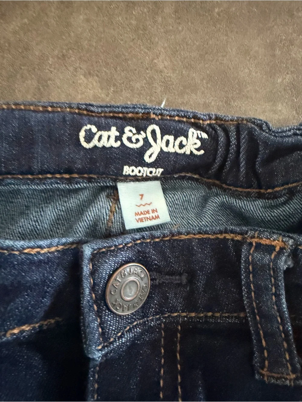 Cat & jack Girls Bootcut Jeans Blue 7